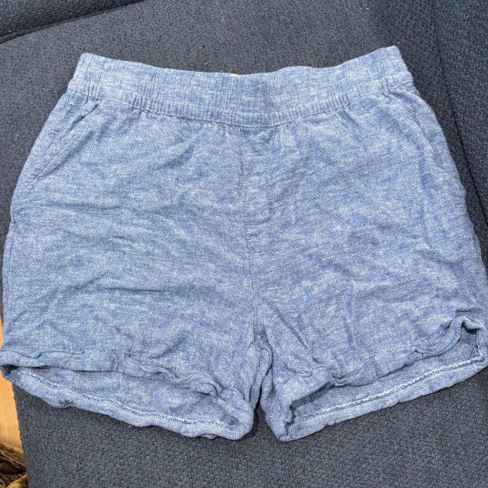 Frank & Oak linen blend stretchy shorts